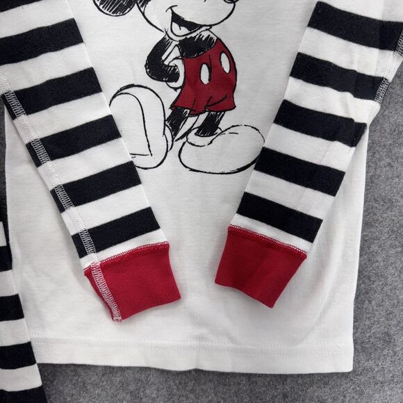Hanna Andersson Disney Unisex Child Mickey Mouse Pajama Set Long John US 4 / 100 - Picture 2 of 7